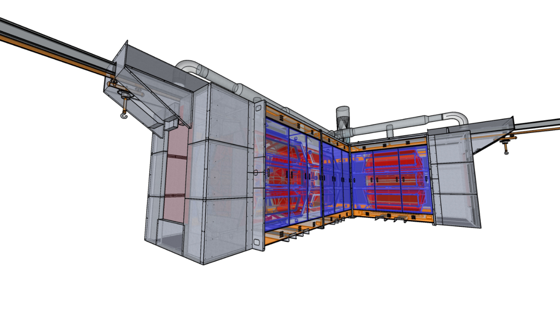 rough sketch for conveyor layout concept stage