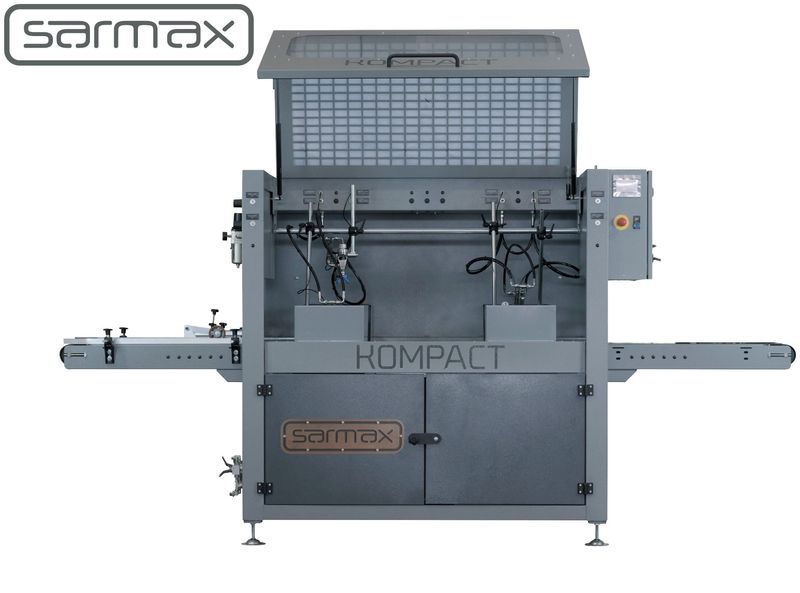 automatic spray painting machines for timber by sarmax